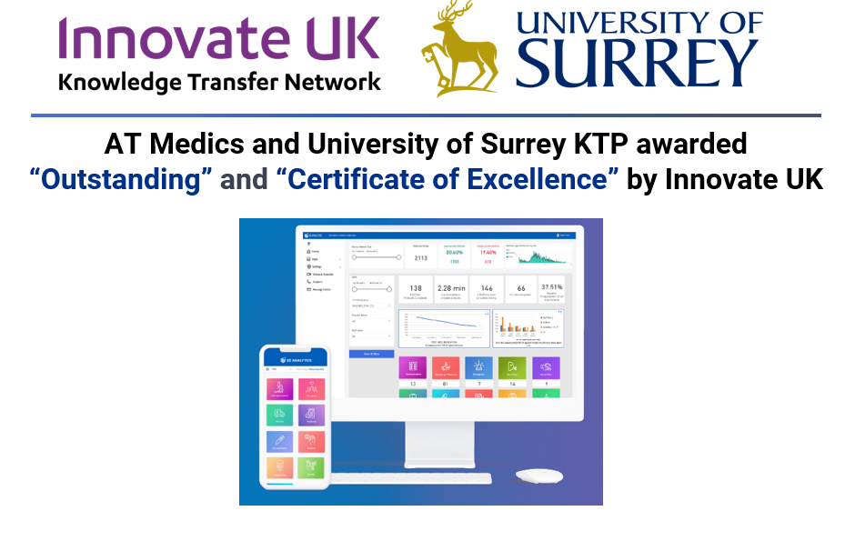 AT Medics and University of Surrey KTP awarded “Outstanding” and